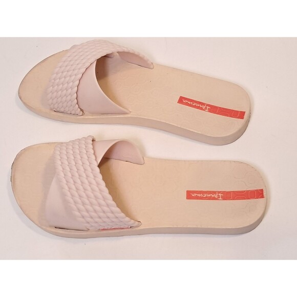 Ipanema Street II Water-Resistant Slide Sandals Beige Size 7 US/38 EU - Picture 5 of 10